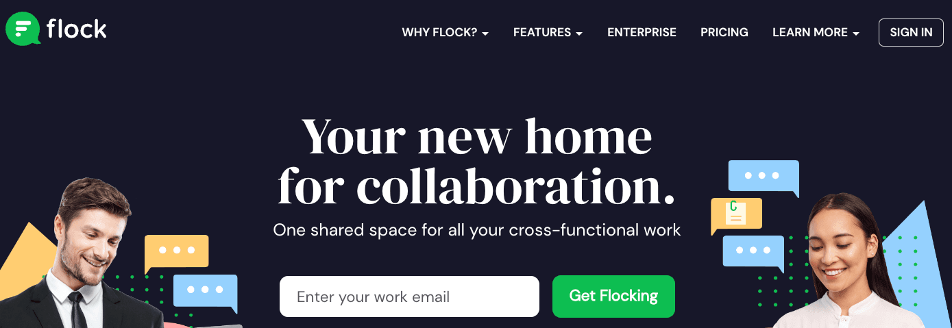 Flock homepage