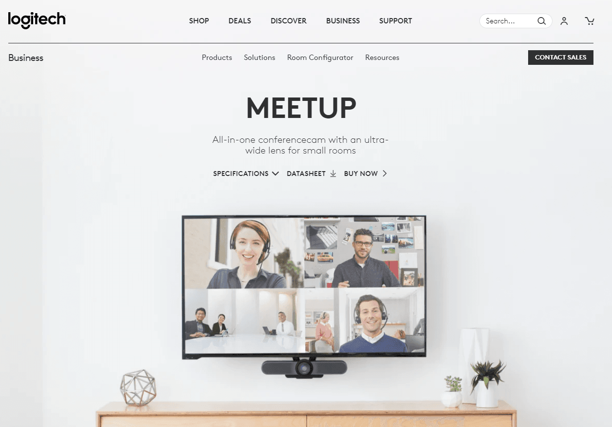 video-conferencing logitech-meetup