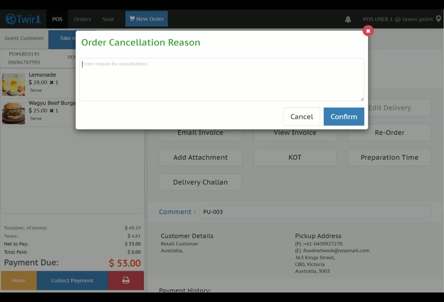 Confirm Status Updates