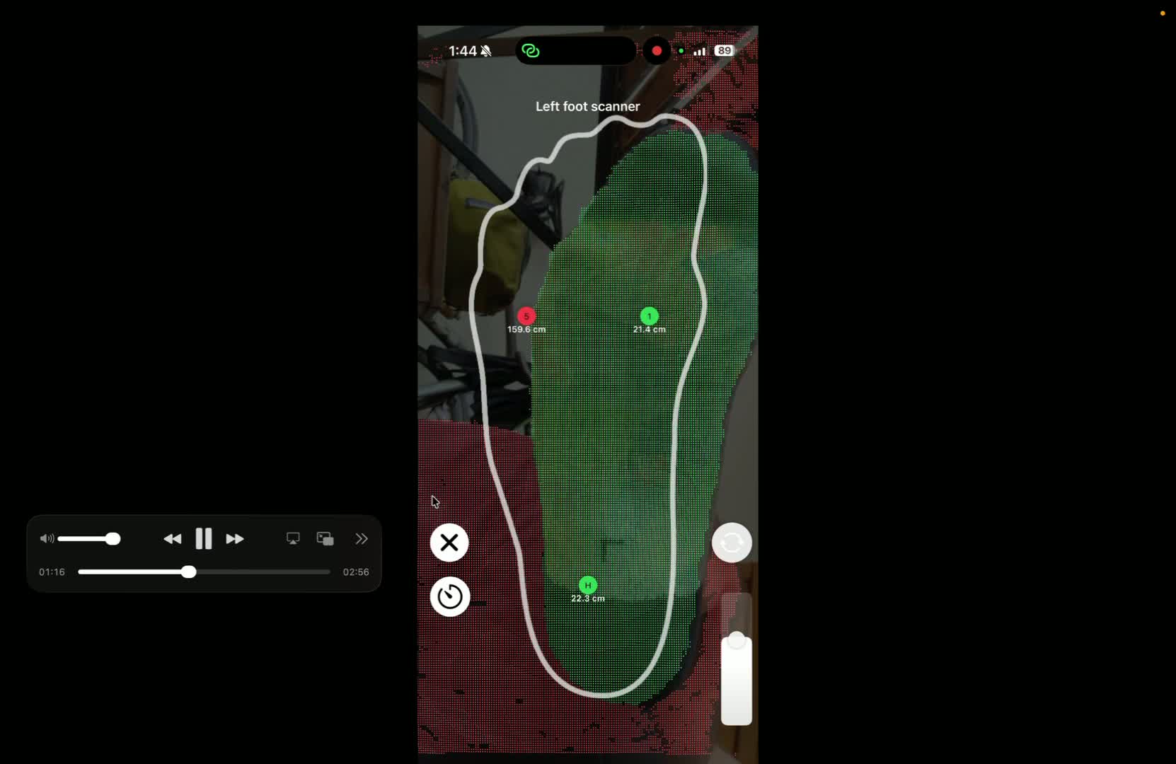 Use scan controls only when needed