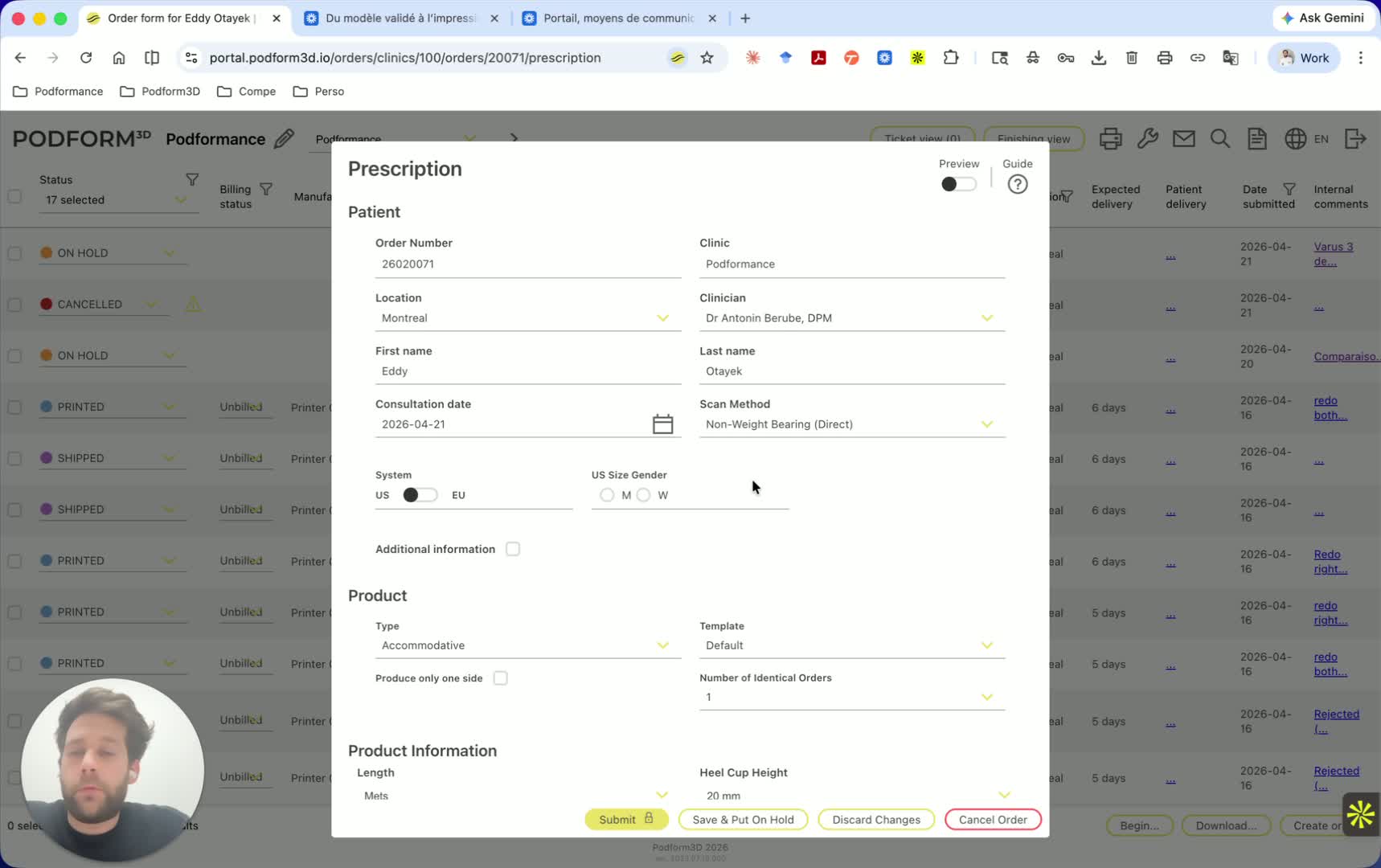 Complete mandatory fields