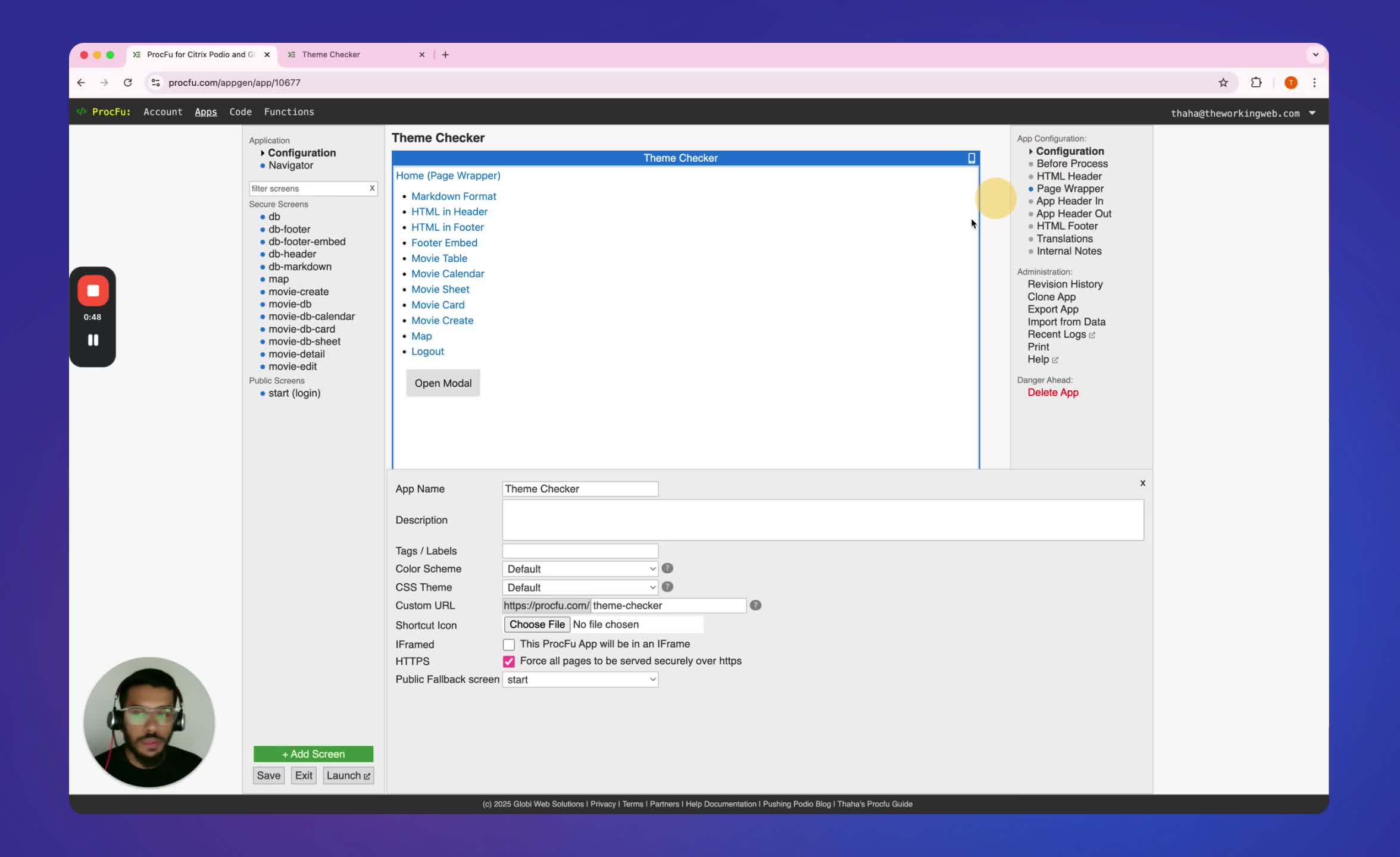 Using Themes in ProcFu | ProcFu Documentation