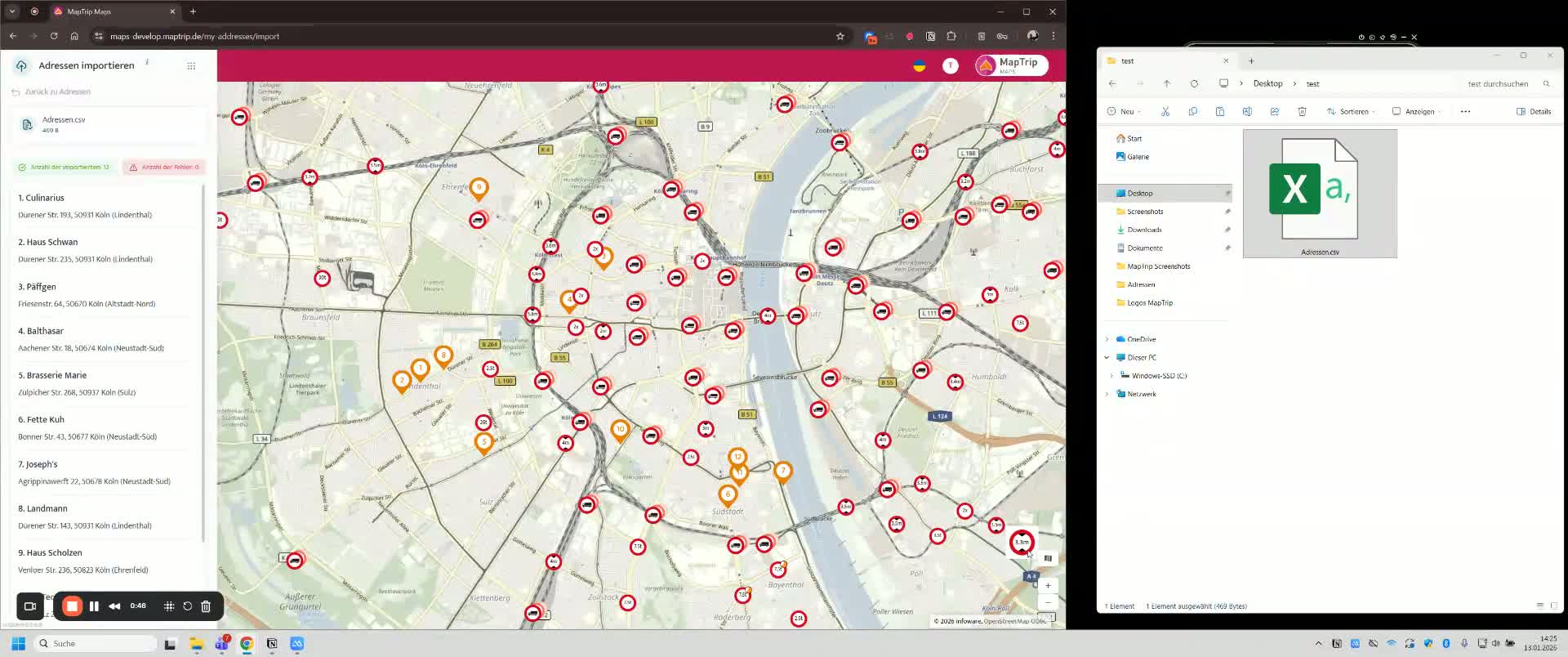 Wie kann ich mit Maps in zwei Minu­ten eine Tour anle­gen, opti­mie­ren ...