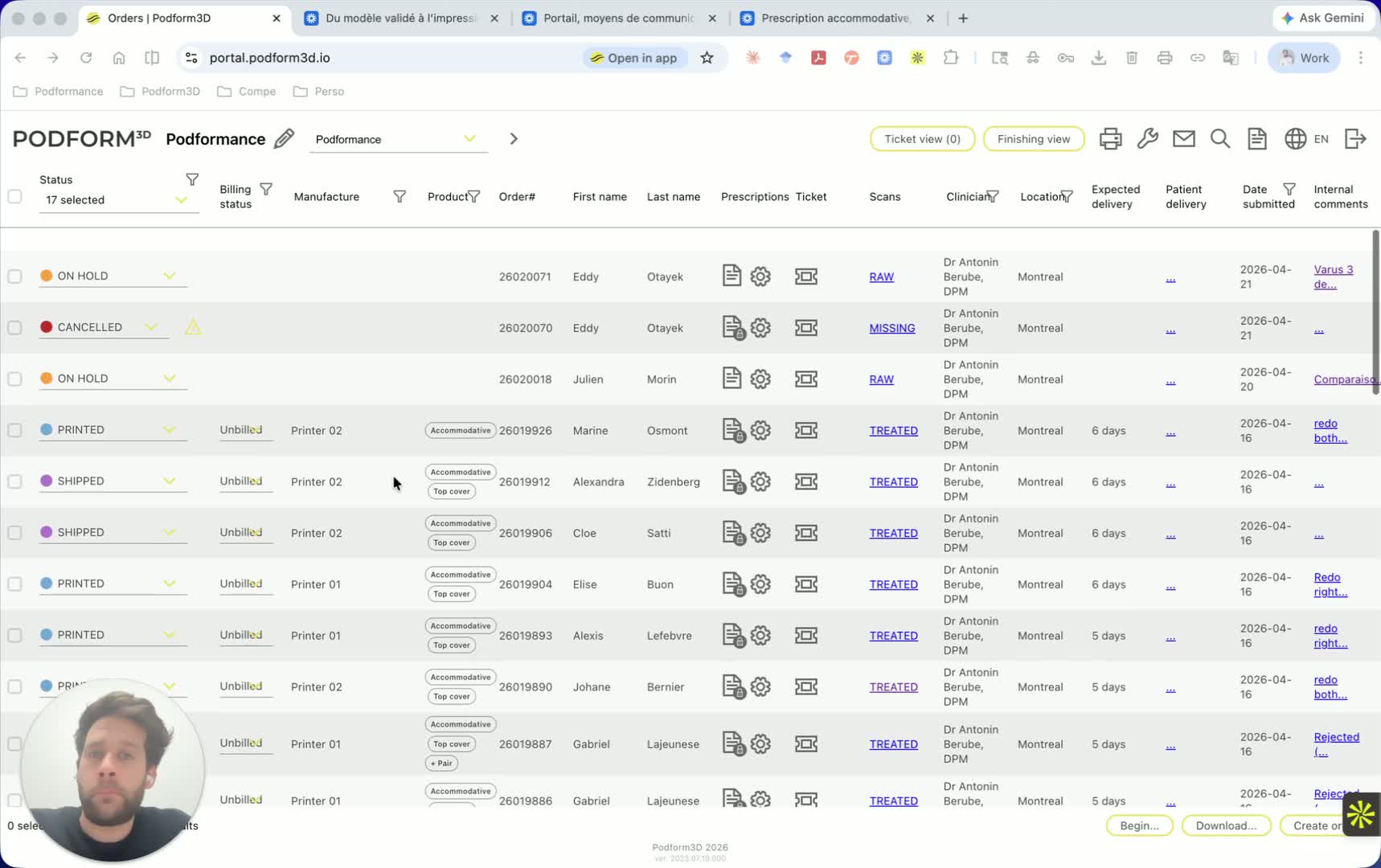 Understand what the Podform3D portal is