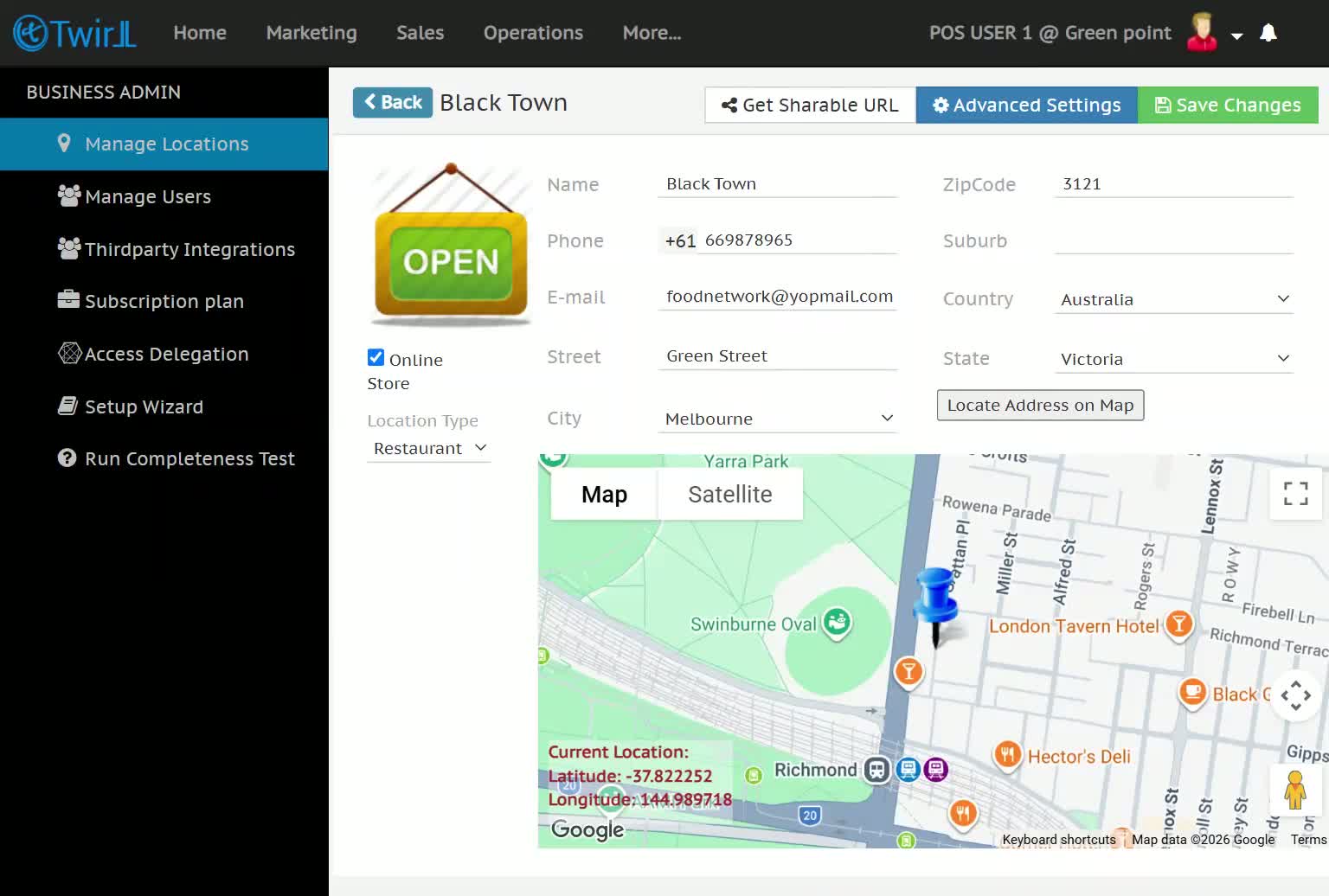 Verify on POS