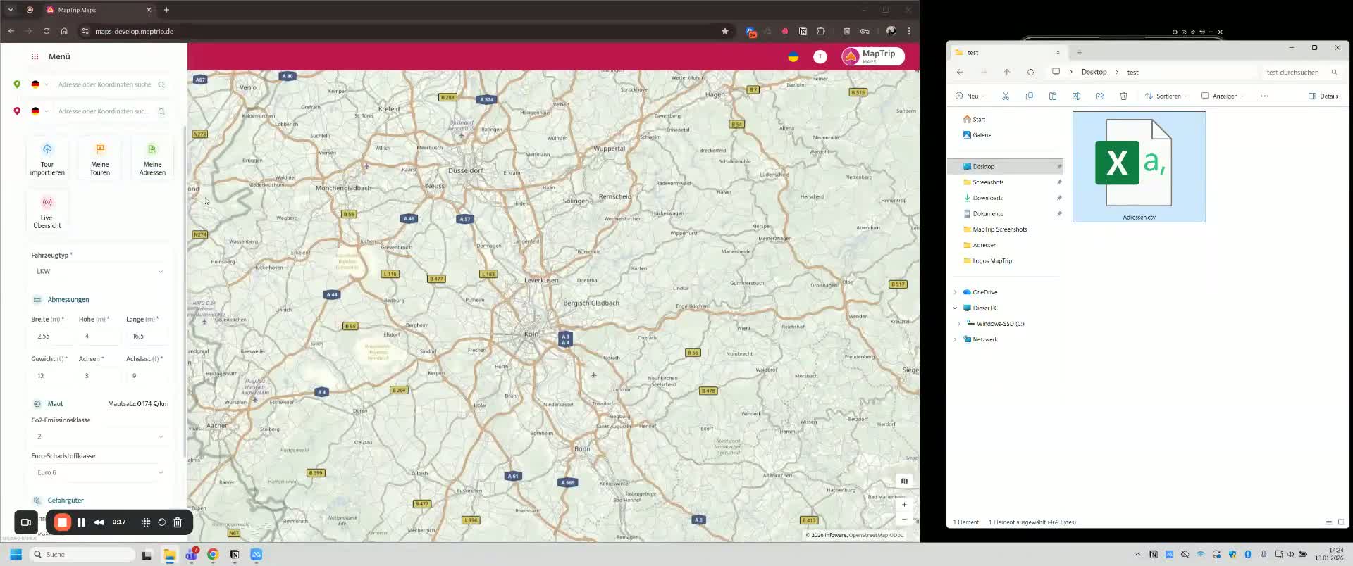 Wie kann ich mit Maps in zwei Minu­ten eine Tour anle­gen, opti­mie­ren ...