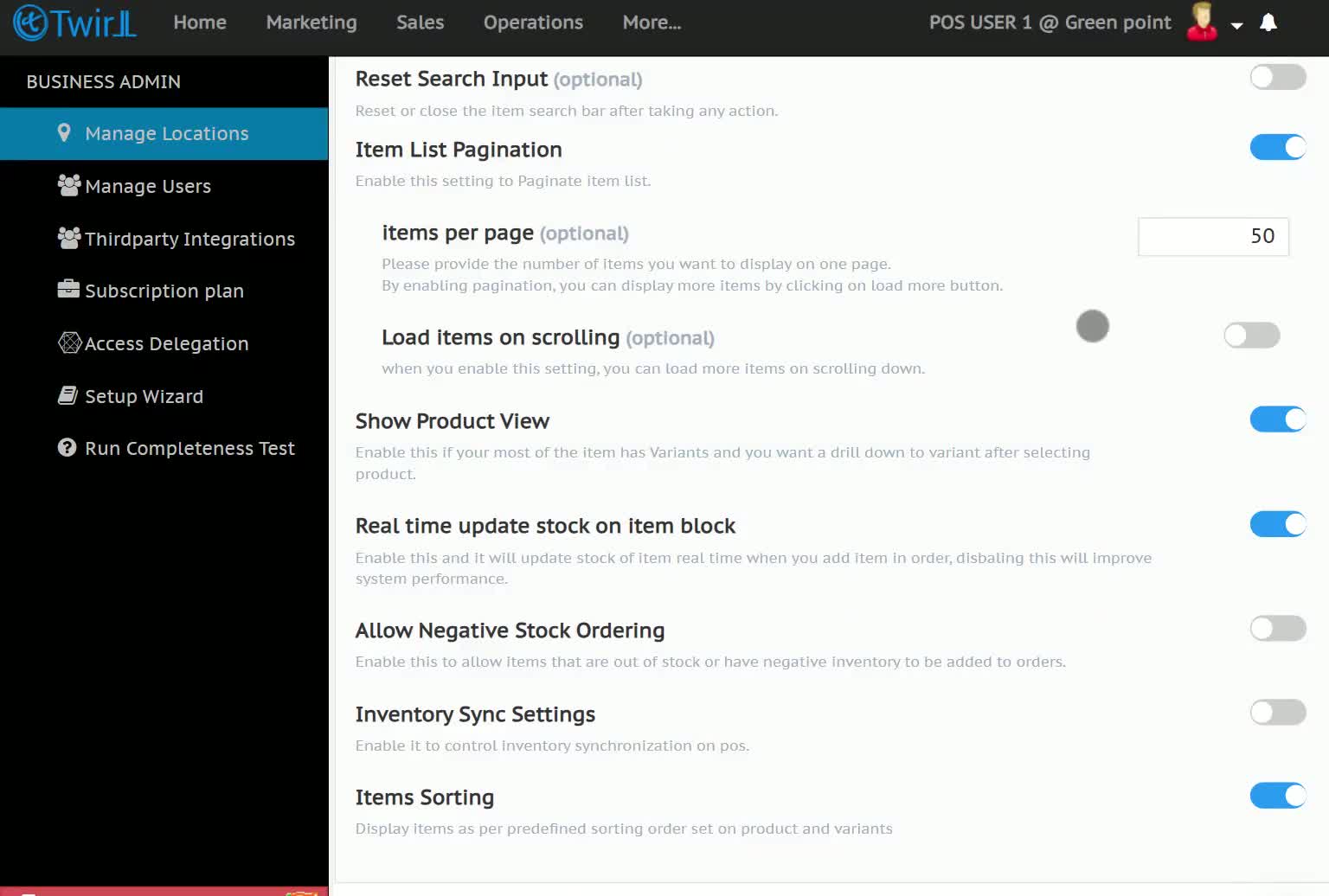 Disable Product View