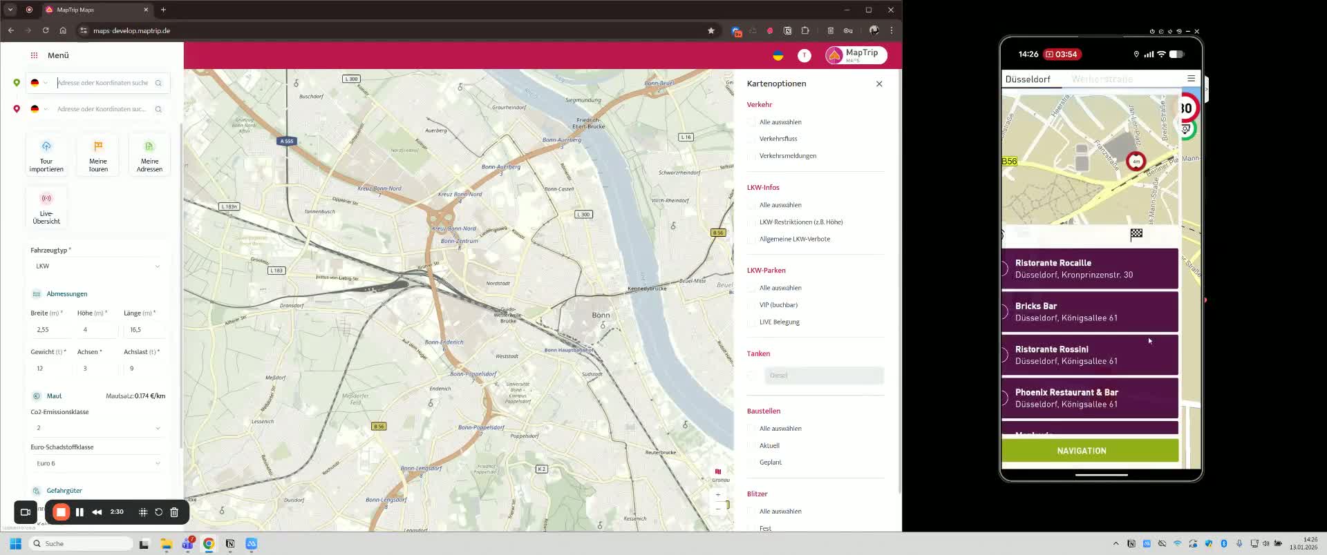 Wie kann ich mit Maps in zwei Minu­ten eine Tour anle­gen, opti­mie­ren ...